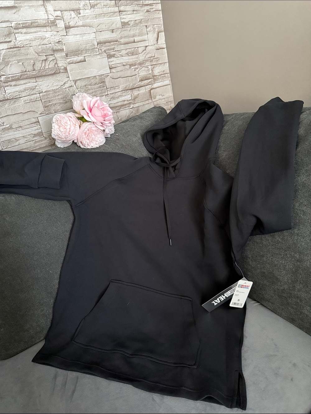 32 Degrees Black Hooded Sweatshirt
